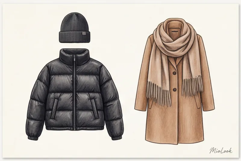 Капсула зимних аксессуаров: сколько шапок и шарфов нужно для базы - 5