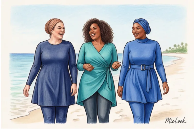 Буркини size-plus: как подобрать закрытый купальник для полной фигуры - 3