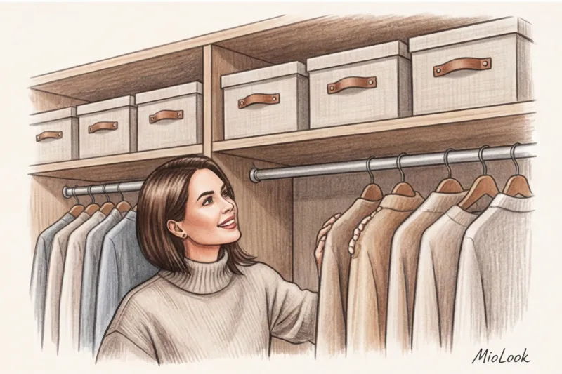 Хранение несезонных вещей: организация верхних полок и антресолей - 8