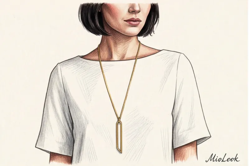 Как подобрать колье и цепочку под вырез платья: подробный гид - 4