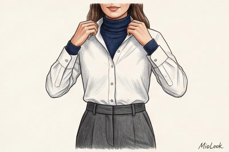 Скромный офисный стиль: подбор закрытой деловой одежды - 5