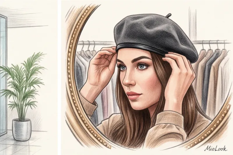 Как правильно носить женский берет: французский шик в повседневных образах - 6
