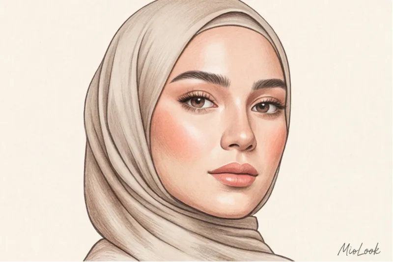 Макияж в скромной моде: как расставить акценты, когда закрыто тело - 1