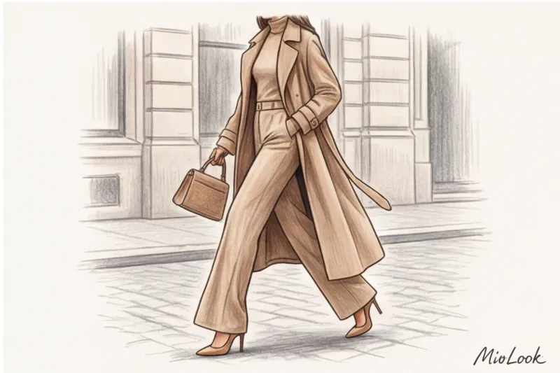 Базовый гардероб для высоких девушек: подбор идеальных пропорций с помощью нейросети - 9