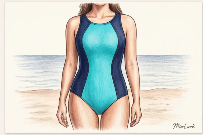 Как выбрать купальник, который скрывает живот и корректирует фигуру - 7