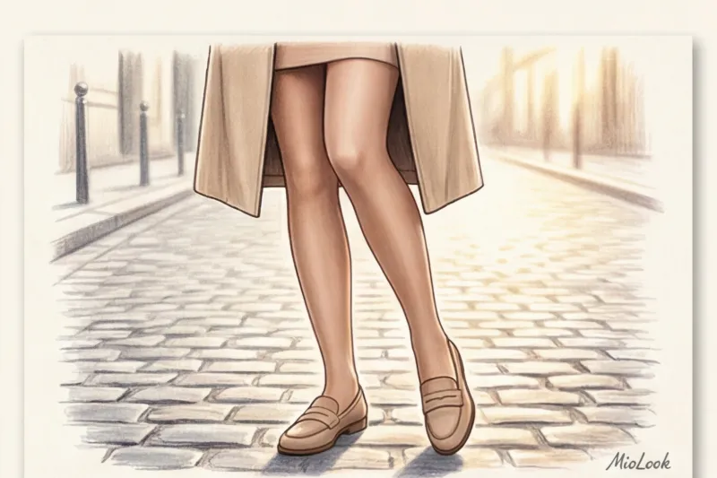 Сложный выбор: черные или телесные колготки? Правила сочетания с обувью - 2