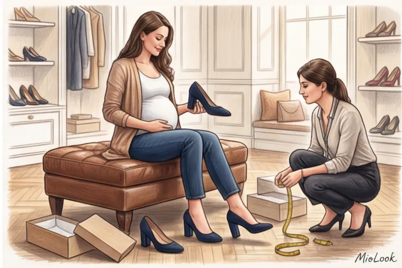 Офисный дресс-код для беременных: как выбрать удобную и строгую обувь - 6