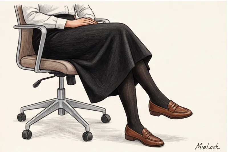 Скромный офисный стиль: подбор закрытой деловой одежды - 7