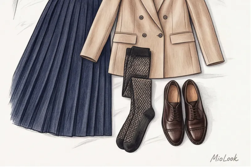 Колготки в сетку и с принтом: как носить, чтобы не выглядеть вульгарно - 7