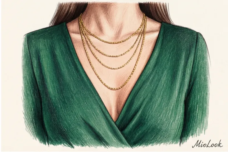 Как подобрать колье и цепочку под вырез платья: подробный гид - 3