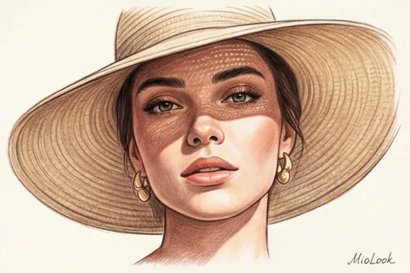 Летние шляпы и панамы: выбор идеального головного убора по типу лица - 5