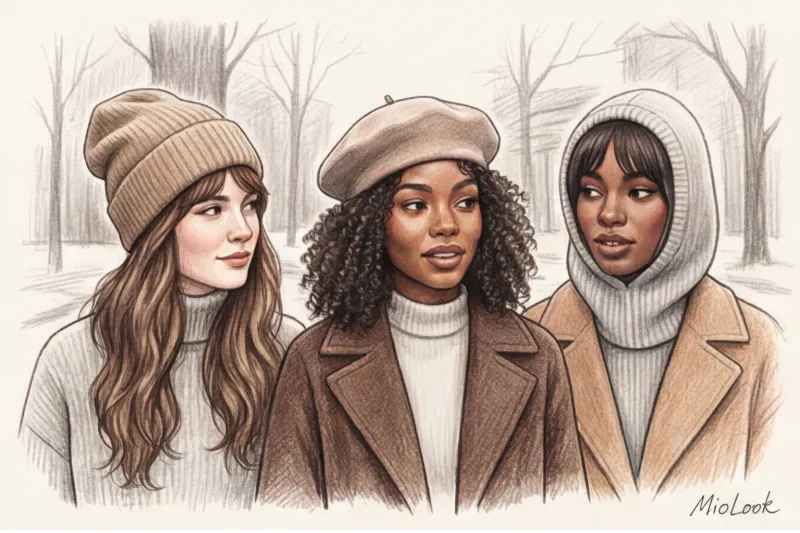 Как носить шапку с челкой: советы стилистов и удачные фасоны - 2