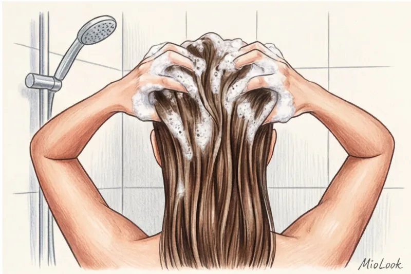 Уход за жирными корнями: как реже мыть голову - 9