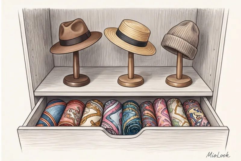 Базовые головные уборы и шарфы: капсула аксессуаров для любого сезона - 6