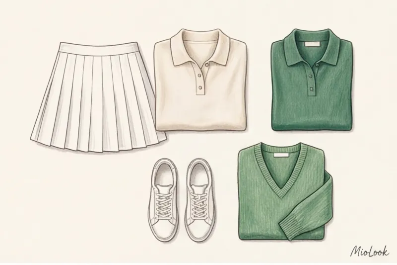 Стиль Tennis core: как носить теннисные юбки и поло в городе - 2