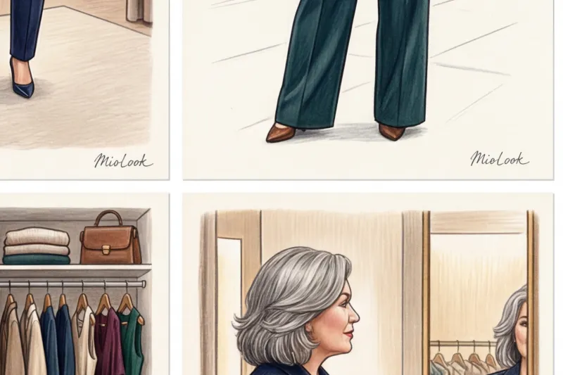 Базовый гардероб для полной женщины 50 лет: правила стройнящего силуэта - 6