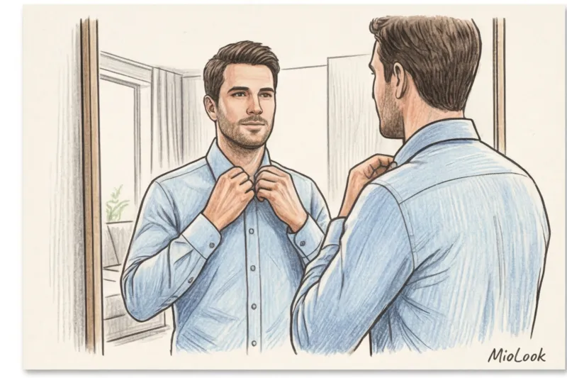 Идеальная мужская рубашка: как подобрать размер, воротник и ткань - 7