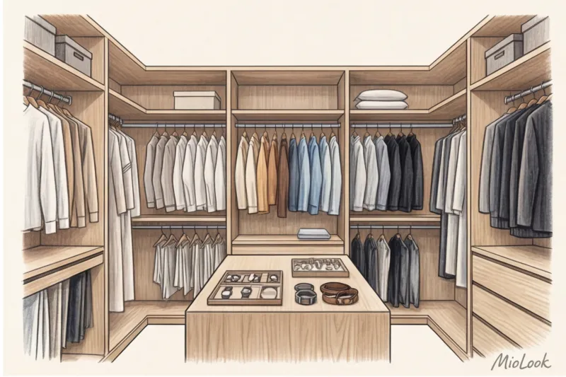 Дизайн и планировка гардеробной: как создать идеальное пространство для вещей - 3