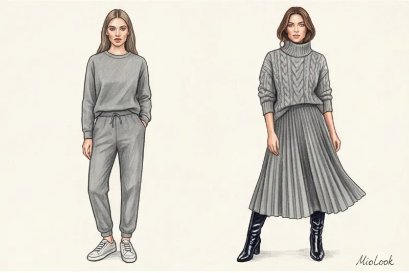 Монохромный образ: как сделать однотонный наряд интересным за счет фактур - 8