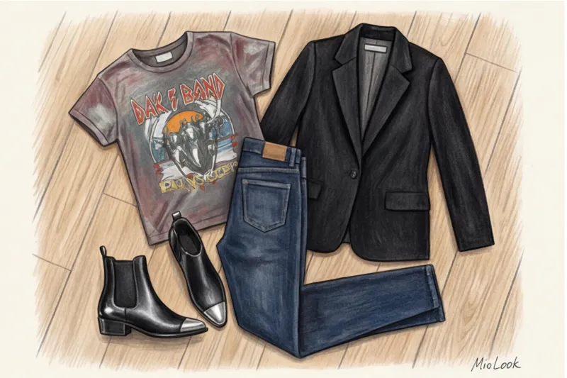 Стиль глэм-рок в женской одежде: от косухи до металлических акцентов - 7