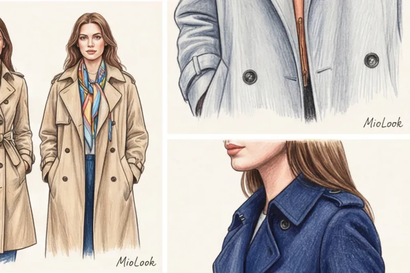 С чем носить платок весной: идеальная пара для тренча - 6