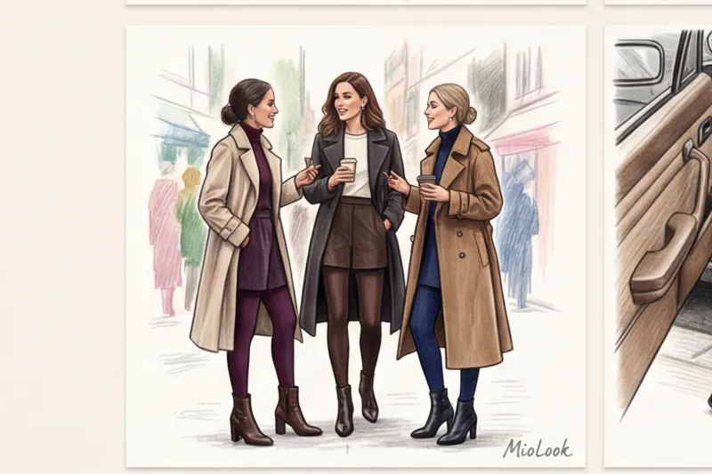 С чем носить цветные колготки: стильные образы без эффекта «детского сада» - 4