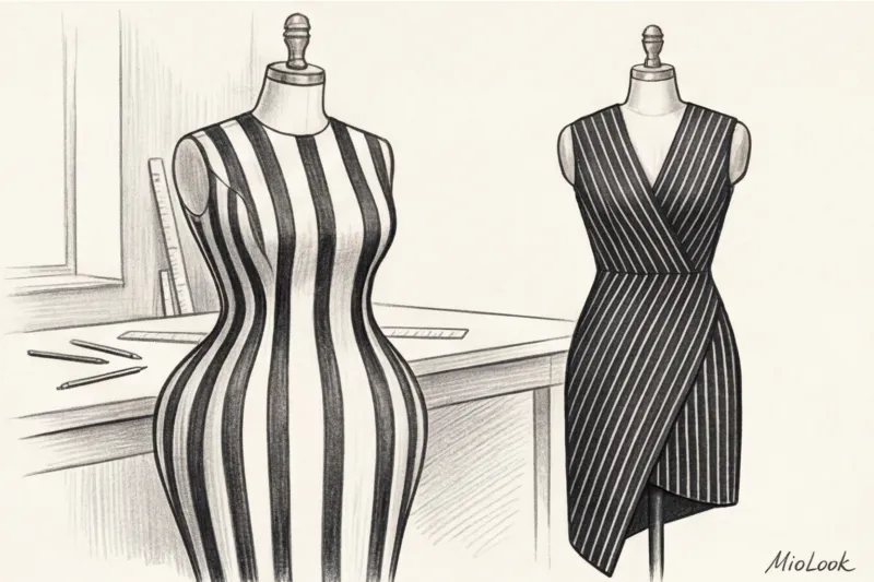 Визуальная коррекция фигуры с помощью принтов и фактур - 8