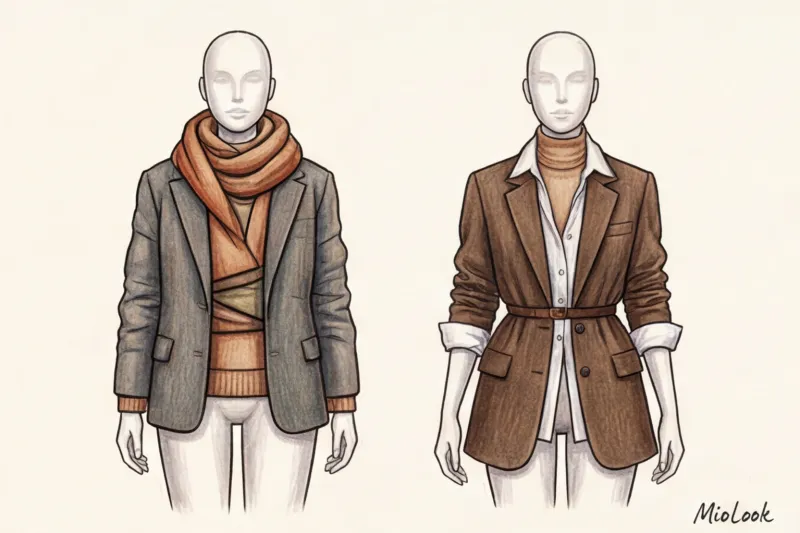 Микрокапсула на межсезонье: как одеваться многослойно из 7 вещей - 5