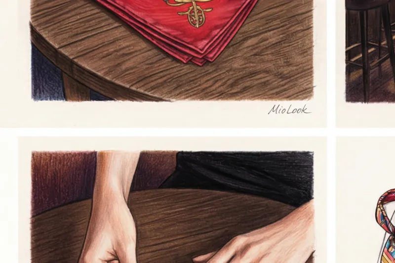 Шелковый платок как вечерний аксессуар: на шею, сумку или вместо топа - 4