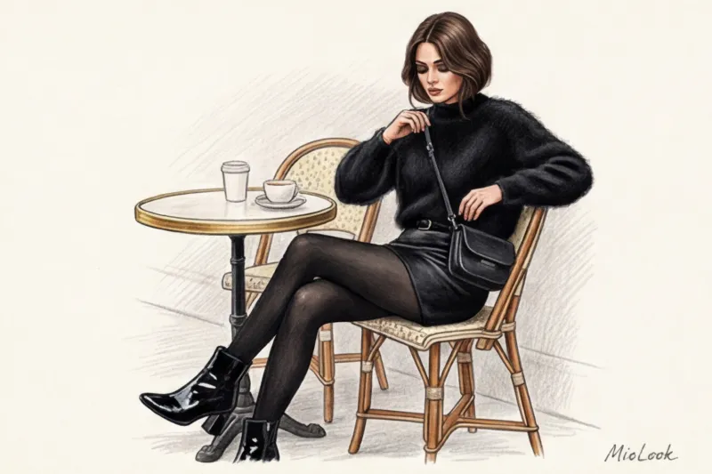 Искусство фактур: как сделать монохромный образ объемным и интересным - 5