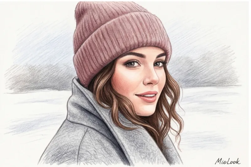 Как подобрать цвет шапки к верхней одежде и лицу - 7