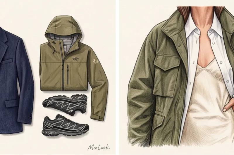 Горпкор и кэжуал: как сочетать технологичную одежду с повседневной базой - 2