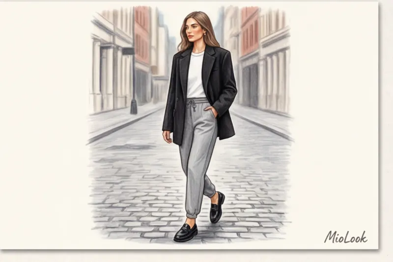 С чем носить женские джоггеры и спортивные штаны на каждый день - 9