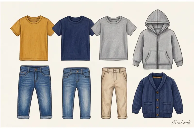 Капсула одежды для мальчика: от активных игр до праздников - 9