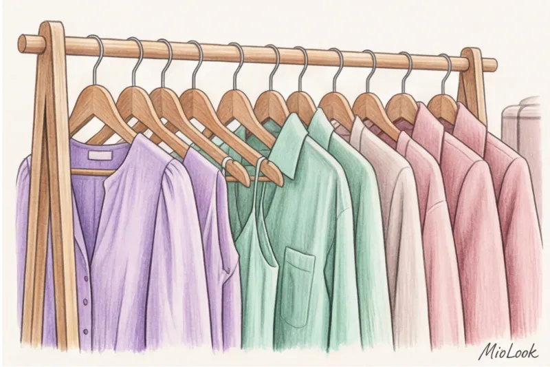 Пастельный монохром: нежные образы в оттенках лаванды, мяты и пудры - 3