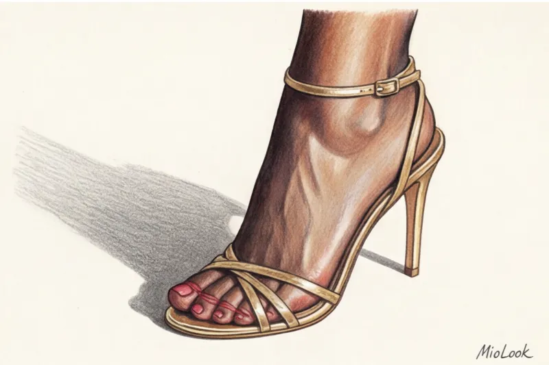 Можно ли носить колготки с босоножками и открытой обувью? - 8