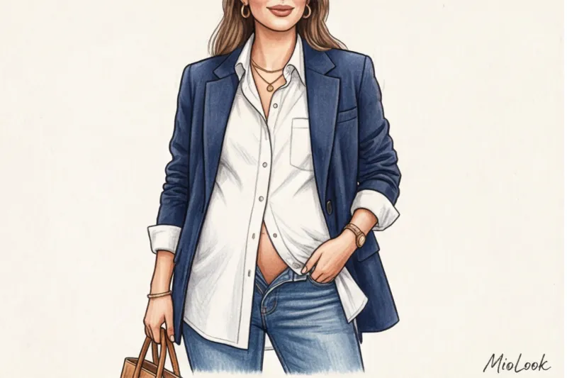 Как застегнуть обычные джинсы при беременности: трюк с резинкой и другие лайфхаки - 4