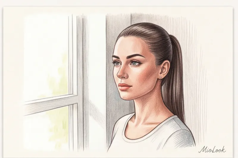 Как подобрать практичную стрижку для декрета с помощью нейросетей - 3