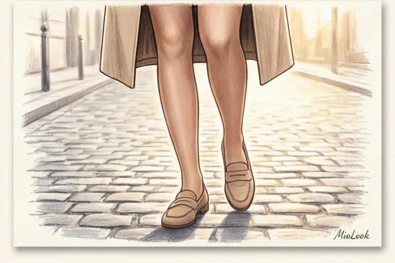 Сложный выбор: черные или телесные колготки? Правила сочетания с обувью - 8