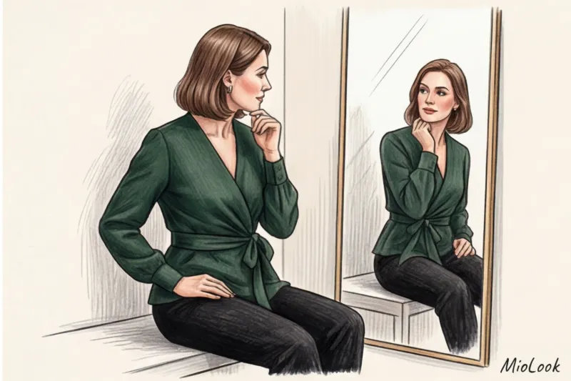 Блузки, рубашки и топы для фигуры с животиком: правила выбора - 6