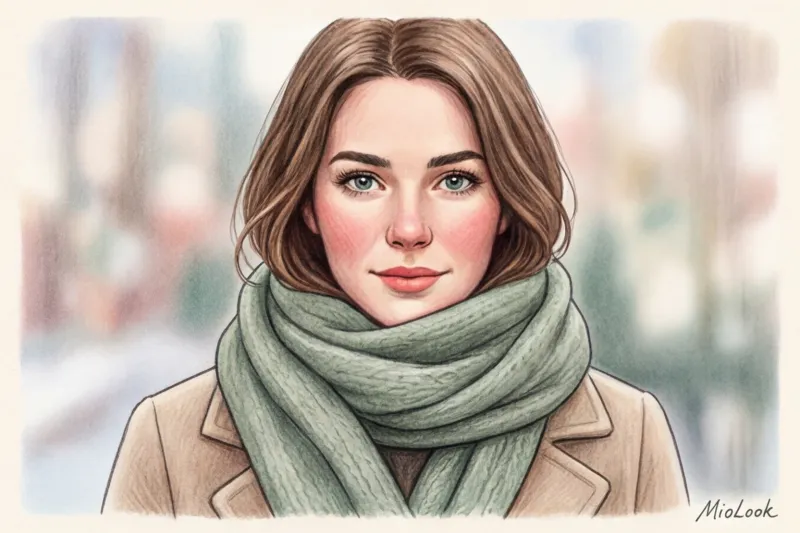 Как выбрать цвет шапки и шарфа по цветотипу и оттенку волос - 5