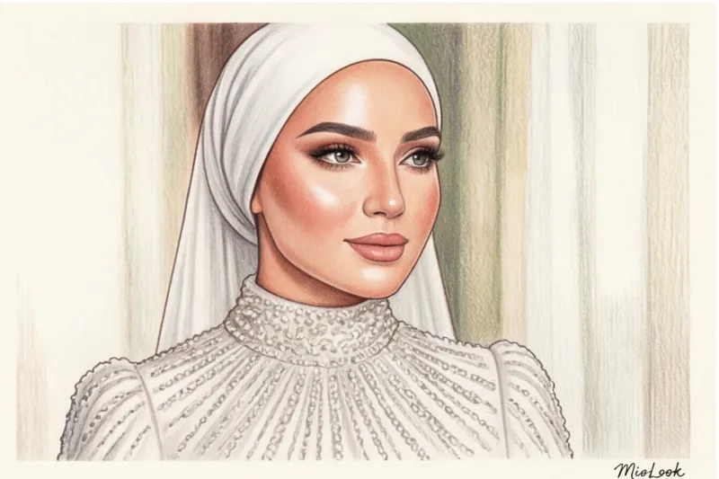 Вечерний и свадебный макияж для закрытого платья: как соблюсти баланс - 7