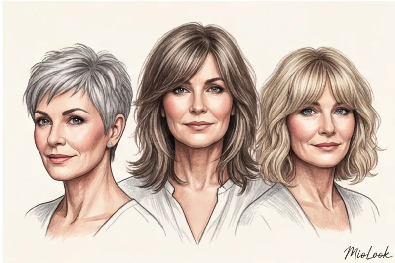 Антивозрастные стрижки: как найти прическу, которая молодит, через ИИ - 9