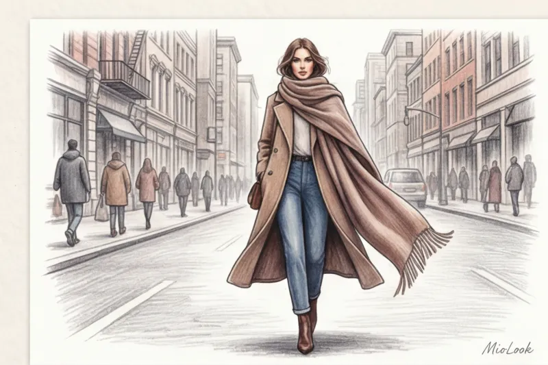 How to Wear a Blanket Scarf: An Oversized Styling Guide