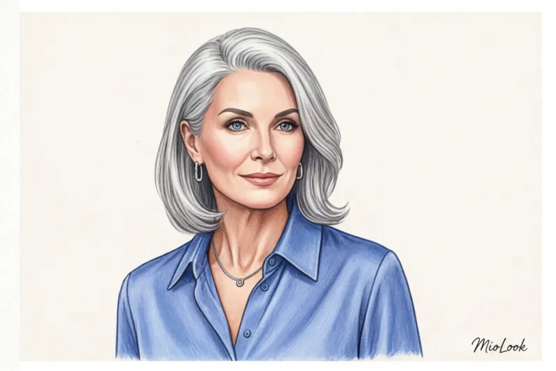 Омолаживающие цвета в одежде: какие оттенки освежают лицо после 50 лет - 4