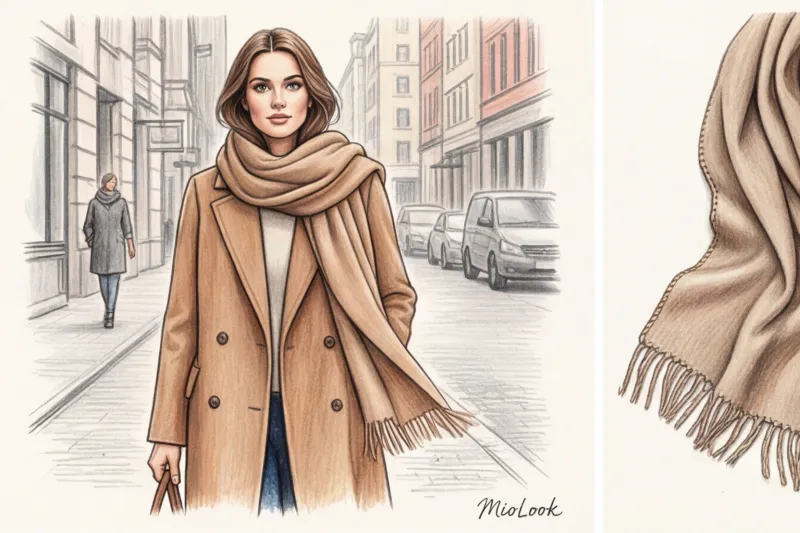 Як красиво зав'язати палантин без складних вузлів