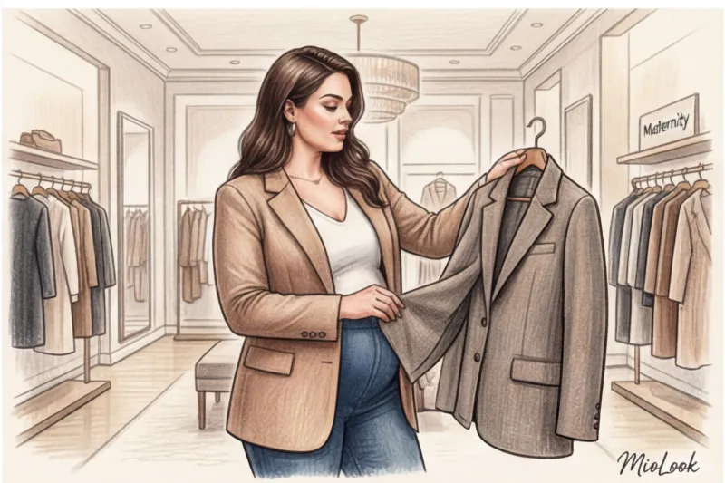 Plus-size maternity clothing: