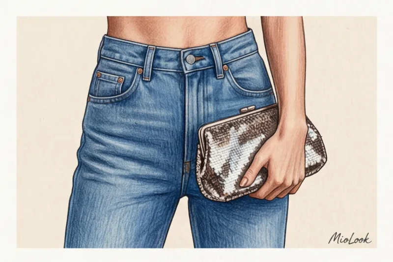 Джинсы и базовый топ: как с помощью деталей создать образ для вечеринки - 2