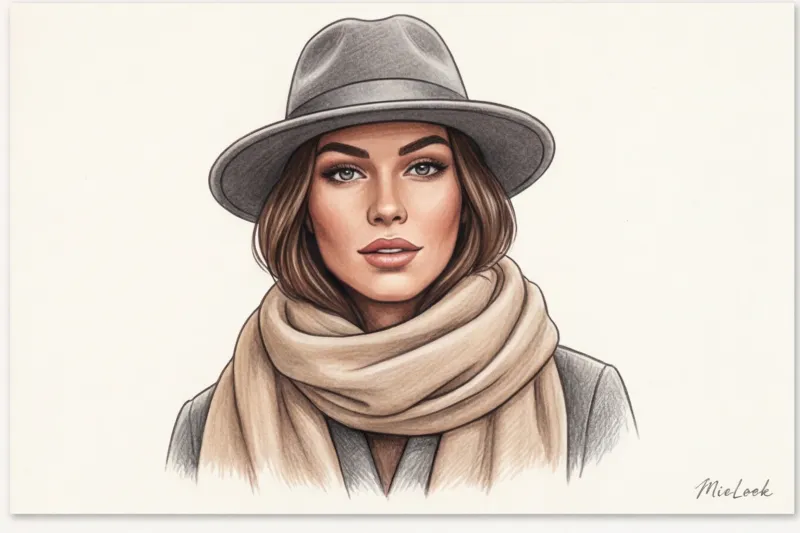 Капсула зимних аксессуаров: сколько шапок и шарфов нужно для базы - 7