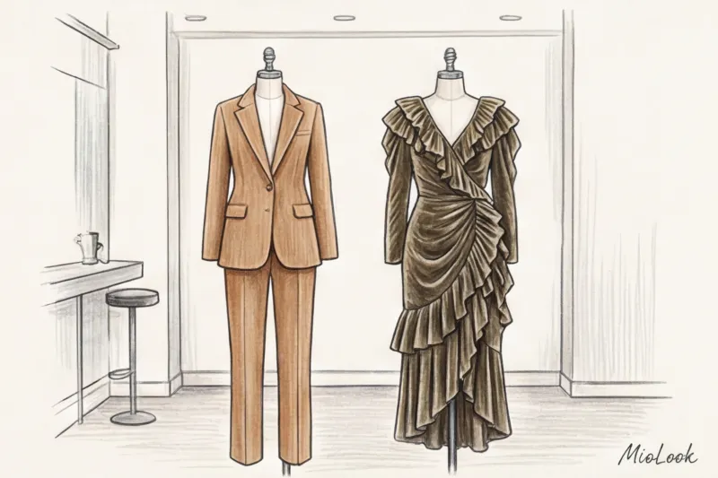 Бархат и вельвет: как вписать тяжелые фактуры в повседневный стиль - 5